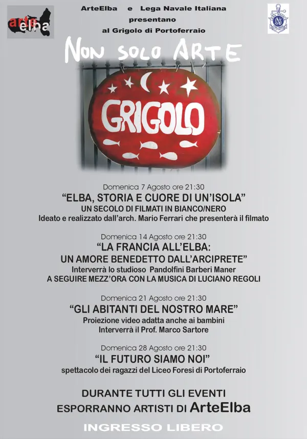 NonSoloArte - curato da ArteElba -  al  Grigolo - Portoferraio