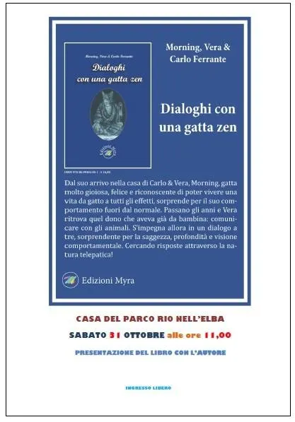 Presentazione del libro "Dialoghi con una gatta zen"