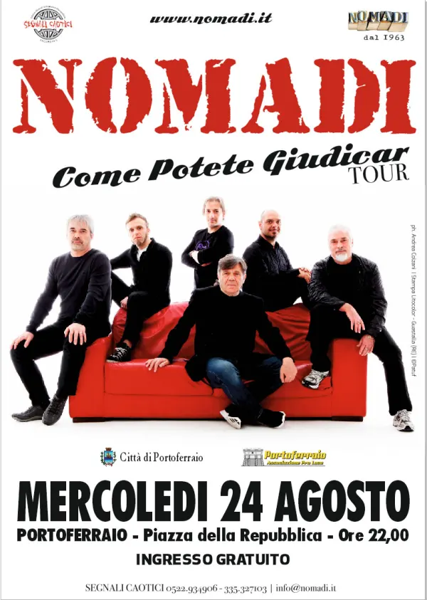 Concerto Nomadi - Come Potete Giudicar Tour