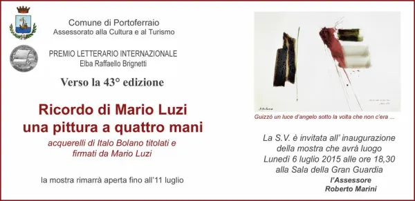 Mostra "Ricordo di Mario Luzi una pittura a quattro mani"
