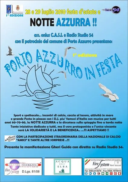 Porto Azzurro in Festa 1° edizione - Festa d'Estate e Notte Azzurra
