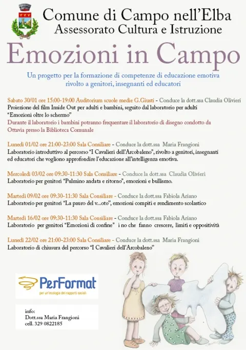 Emozioni in Campo per scoprire il mondo emotivo dei bambini