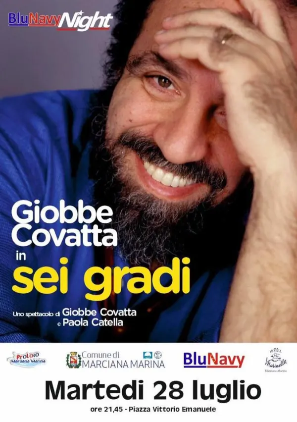 Blu Navy Night con Giobbe Covatta - Spettacolo di Cabaret "6 gradi"