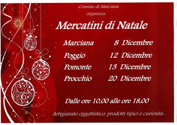 Mercatini di Natale a Marciana
