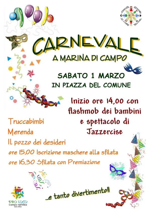 Carnevale a Marina di Campo 2014