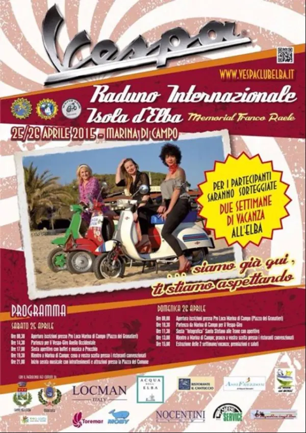 Raduno Internazionale Vespa Club Isola d'Elba 
