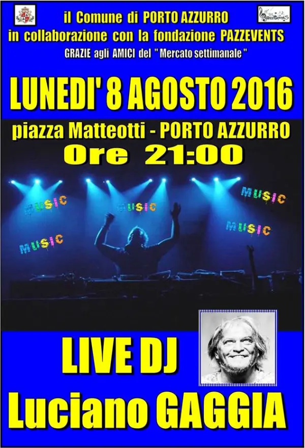 Live DJ Luciano Gaggia