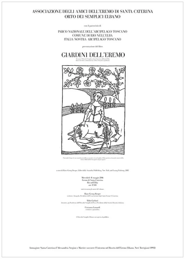 Presentazione del libro curato da Hans Georg Berger "Giardini dell'Eremo"