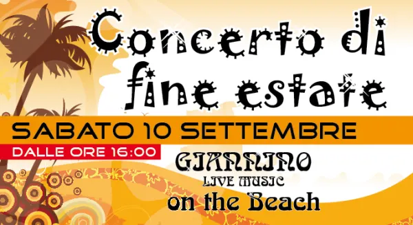 Giannino on The Beach - Il Concerto di fine estate