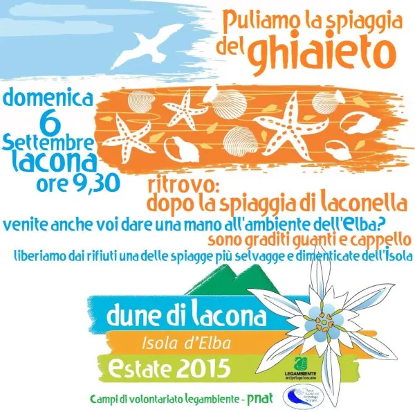 Puliamo la spiaggia del Ghiaieto