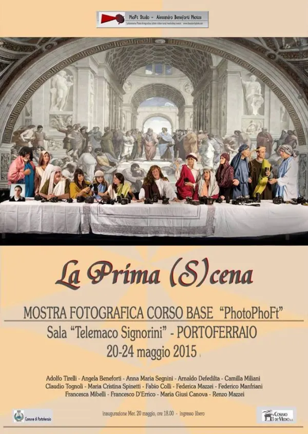 La prima volta in scena.... con "la Prima (S)cena" - Mostra Fotografica allievi corso base PhoFt