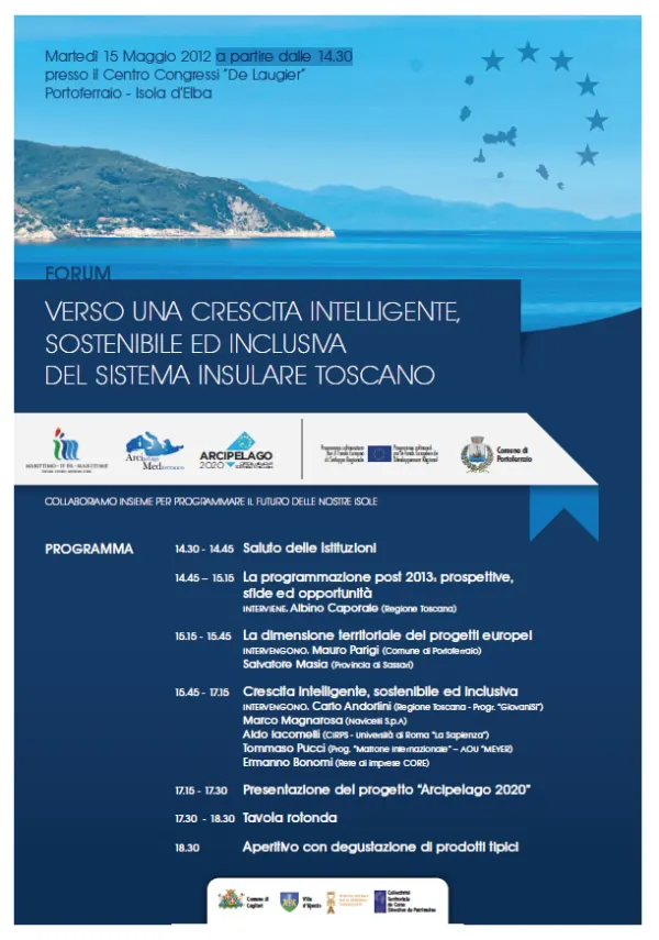 ARCIPELAGO 2020 - Verso una crescita intelligente, sostenibile ed inclusiva del sistema insulare toscano