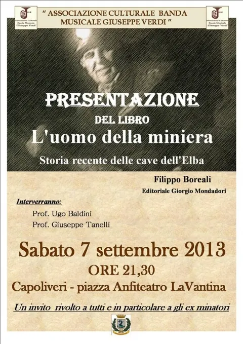 Presentazione del libro "L'UOMO DELLA MINIERA"