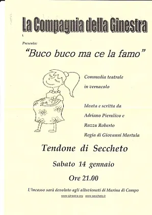 La Compagnia della Ginestra presenta "Buco buco ma ce la famo"
