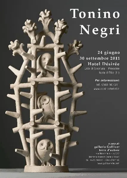 Esposizione delle opere di Tonino Negri