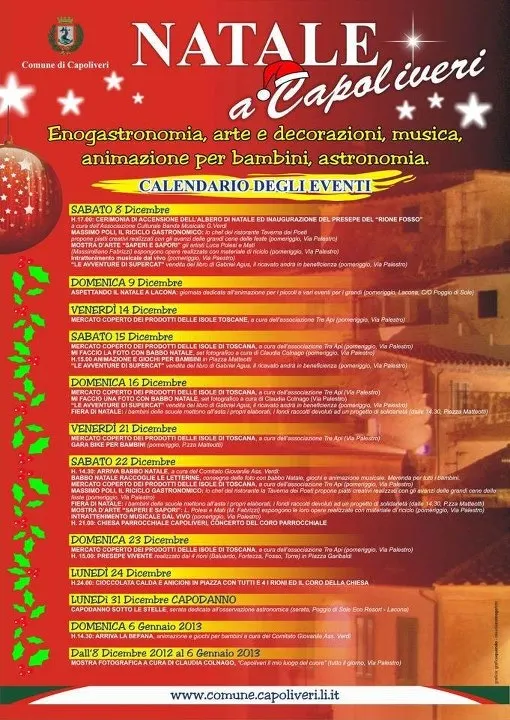 Feste di Natale e Capodanno a Capoliveri