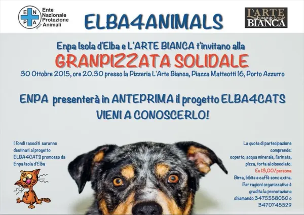 Granpizzata Solidale per Elba4Cats