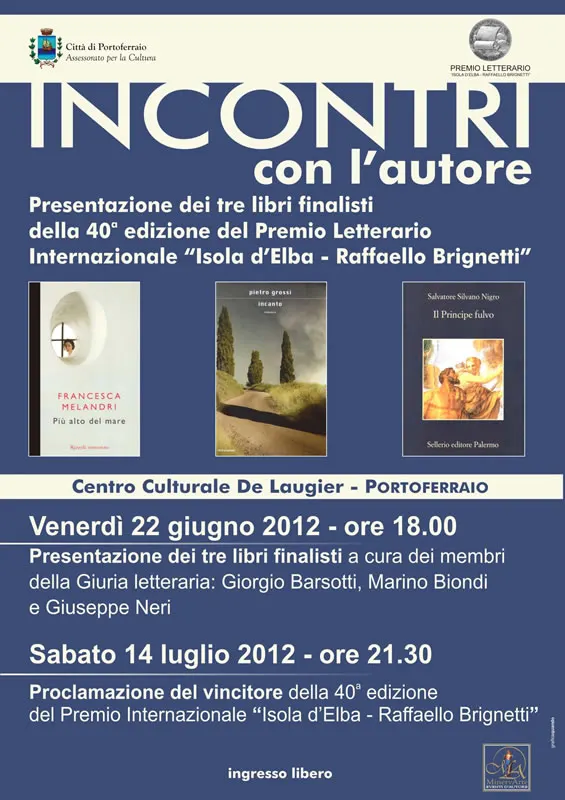 Incontri con l'autore - Premio Letterario "Raffaello Brignetti"