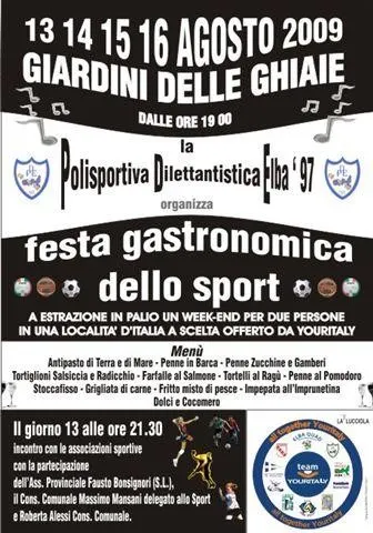 FESTA DI ELBA '97, DAL 13 AL 16 AGOSTO ALLE GHIAIE