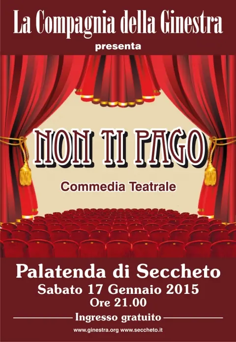 Commedia teatrale - Non ti pago