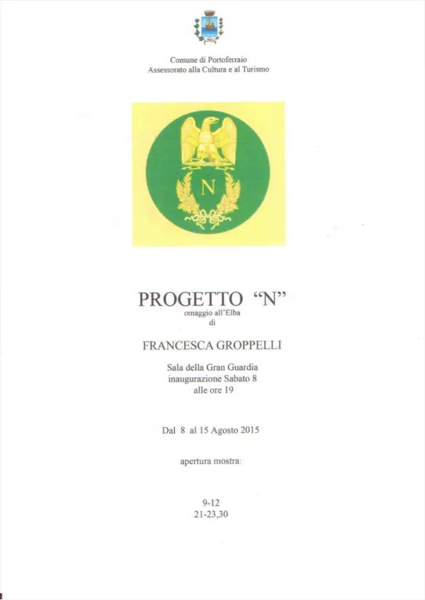 Progetto “N” di Francesca Groppelli - Una dichiarazione d'amore dell'artista per l'Isola d'Elba