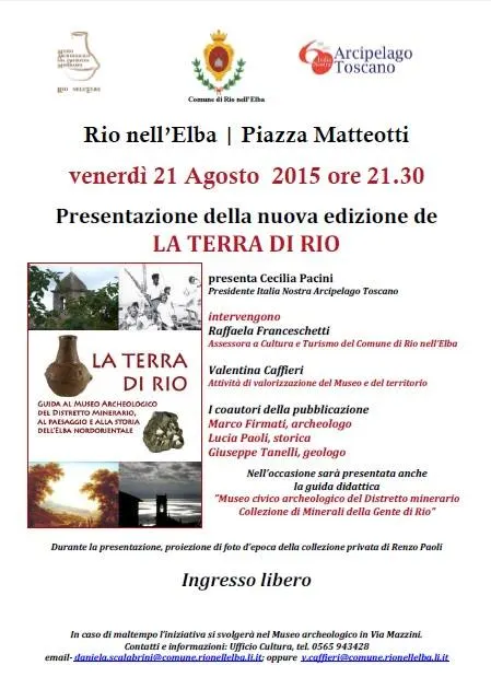 Presentazione della nuova edizione de La Terra di Rio