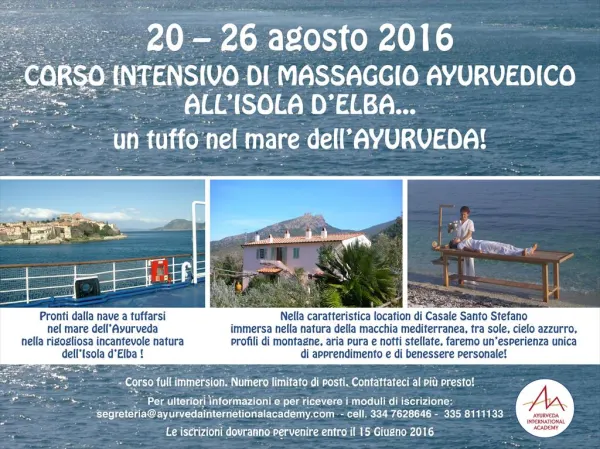 Corso intensivo di massaggio Ayurvedico