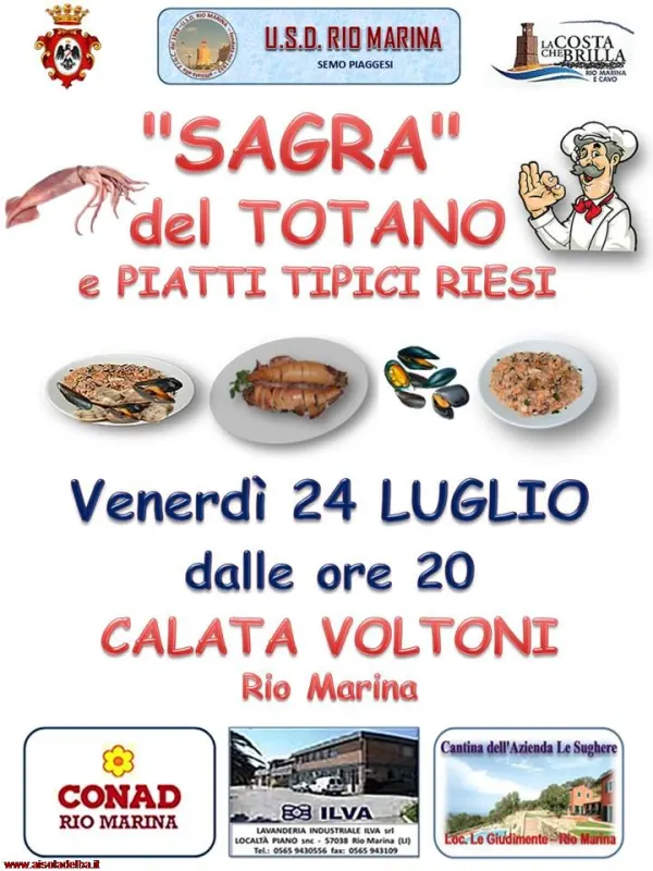 Sagra del Totano e piatti tipici riesi
