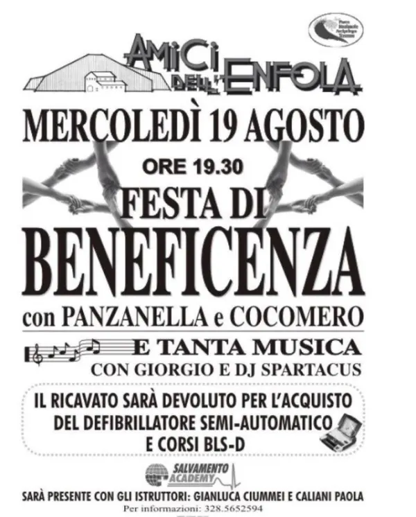 Festa di Beneficienza con panzanella e cocomero