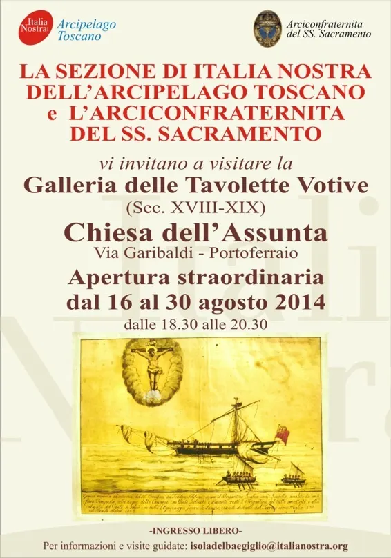 "Galleria delle Tavolette Votive", apertura straordinaria