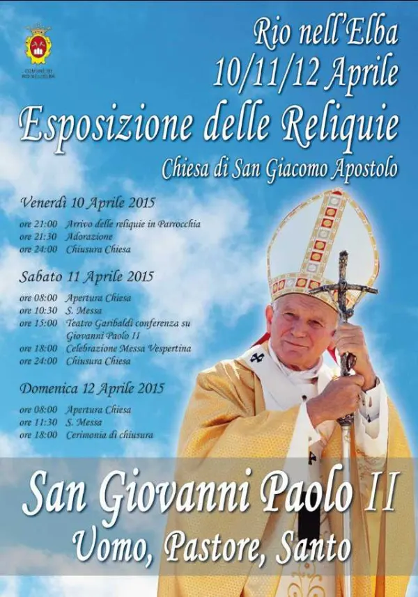 San Giovanni Paolo II: uomo, pastore, santo - Esposizione Reliquie