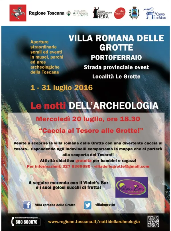 Notti Archeologia 2016 - Caccia al tesoro alle Grotte