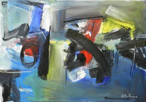 Mostra di Italo Bolano - Dai quattro cicli pittorici: Cristo, Napoleone, Mario Luzi, la Donna Isola