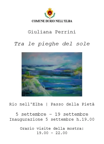 Tra le pieghe del sole- Mostra di pittura di Luciana Perrini