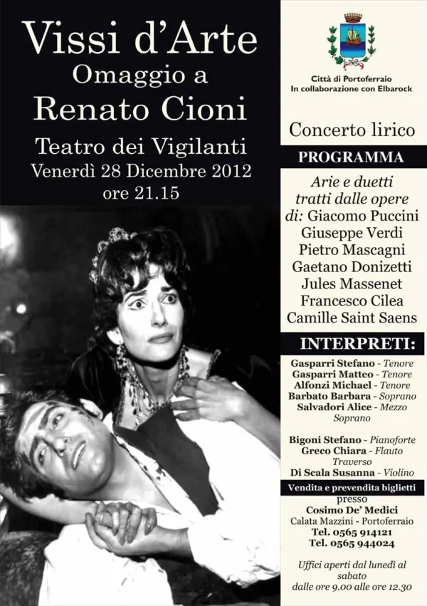 "Vissi d'arte" - Omaggio a Renato Cioni