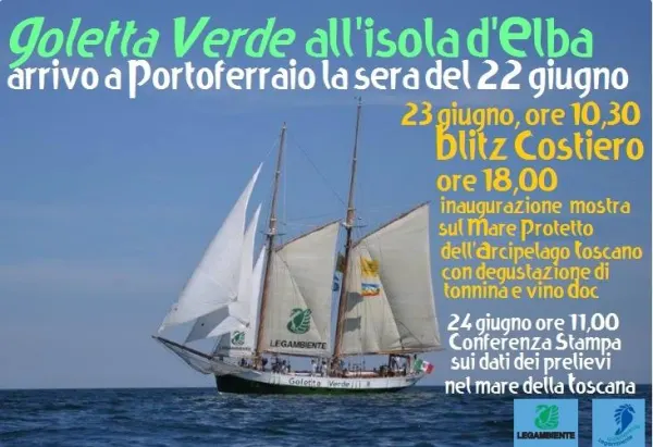 Goletta Verde all'Isola d'Elba
