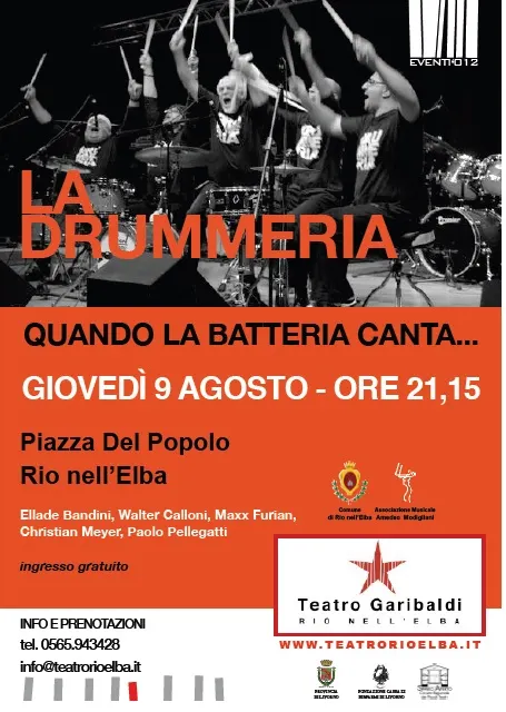 RioJazzEstate "Quando la batteria canta...La Drummeria", concerto
