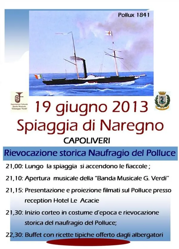Rievocazione storica del Naufragio del Polluce