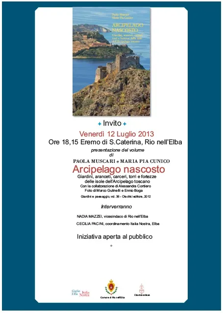 Presentazione del volume "Arcipelago nascosto" di Paola Muscari e Maria Pia Cunico
