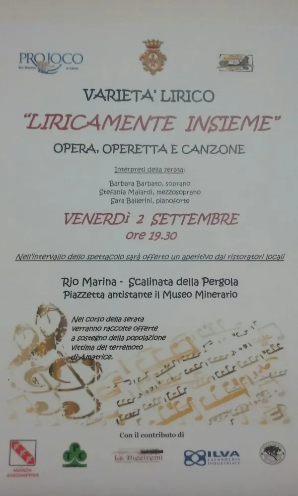 Liricamente insieme- Concerto e raccolta fondi per Amatrice