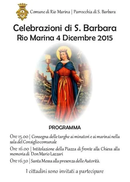 Celebrazioni di Santa Barbara