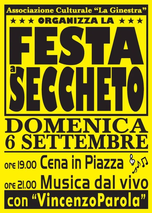 Festa Seccheto