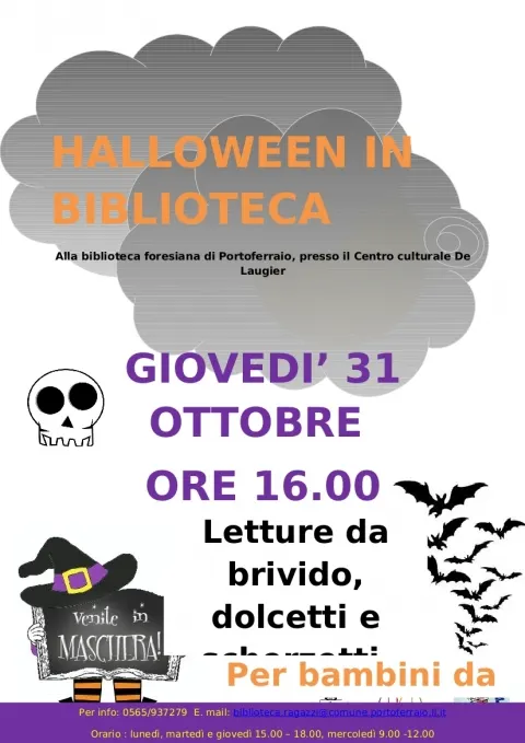 Halloween in biblioteca