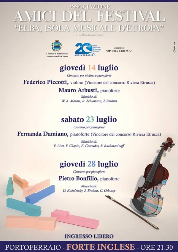 Elba, Isola Musicale d'Europa - Concerto per violino e pianoforte