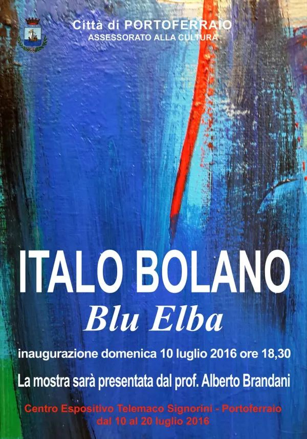 "Blu Elba" esposizione dell'artista Italo Bolano