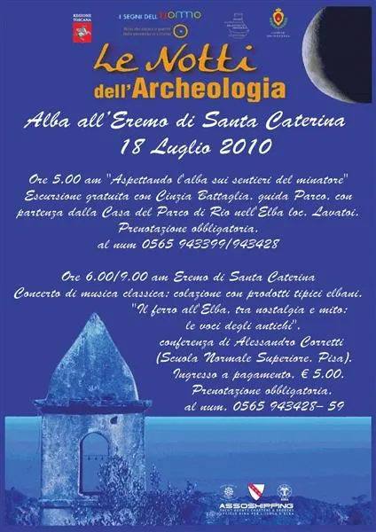 Notti dell'Archeologia- "ALBA ALL'EREMO DI SANTA CATERINA"