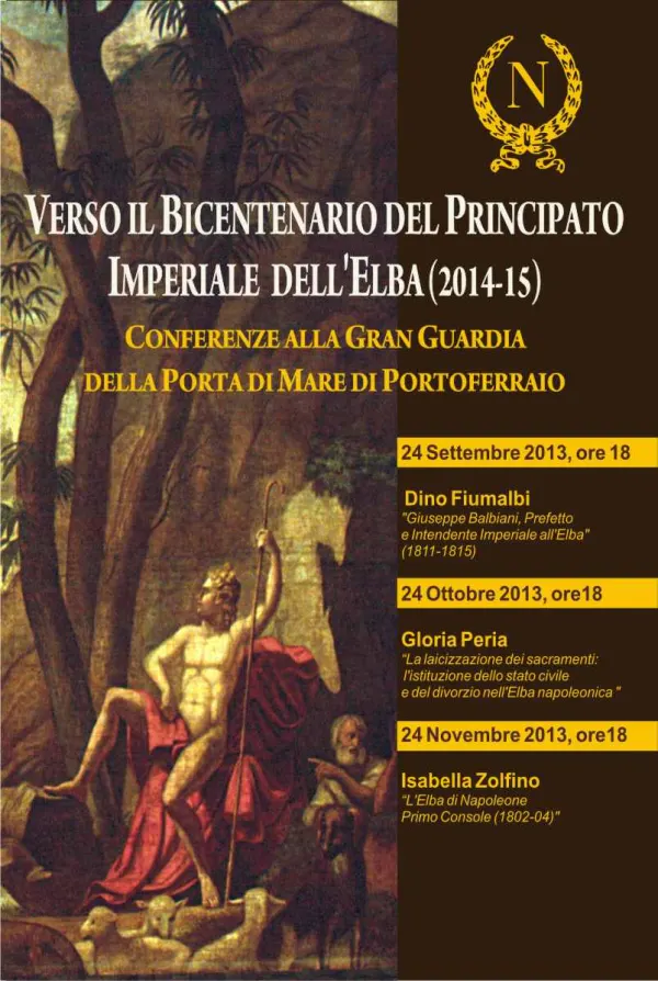 Verso Bicentenario del Principato Imperiale dell'Elba - Incontro con Isabella Zolfino