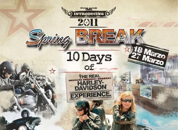 Harley-Davidson: Spring Break a marzo!