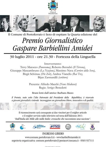 Premio giornalistico Gaspare Barbiellini Amidei 