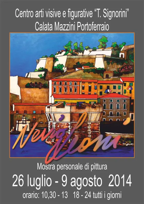 Mostra personale di pittura di Nevio Leoni